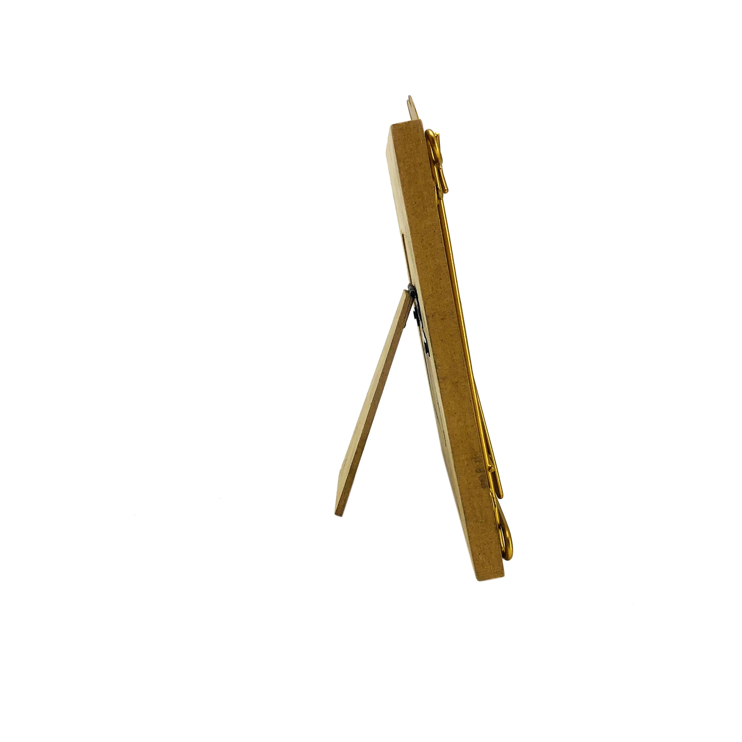 Custom European Metal Love Family Handmade Square Wedding Decoration Girl Collage Wooden Picture Photo Frame