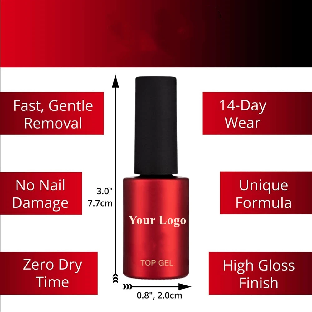 Easy Use Long Lasting Nails Layer Polish Fingernails Coat Kit Professional Set Top Base Gel