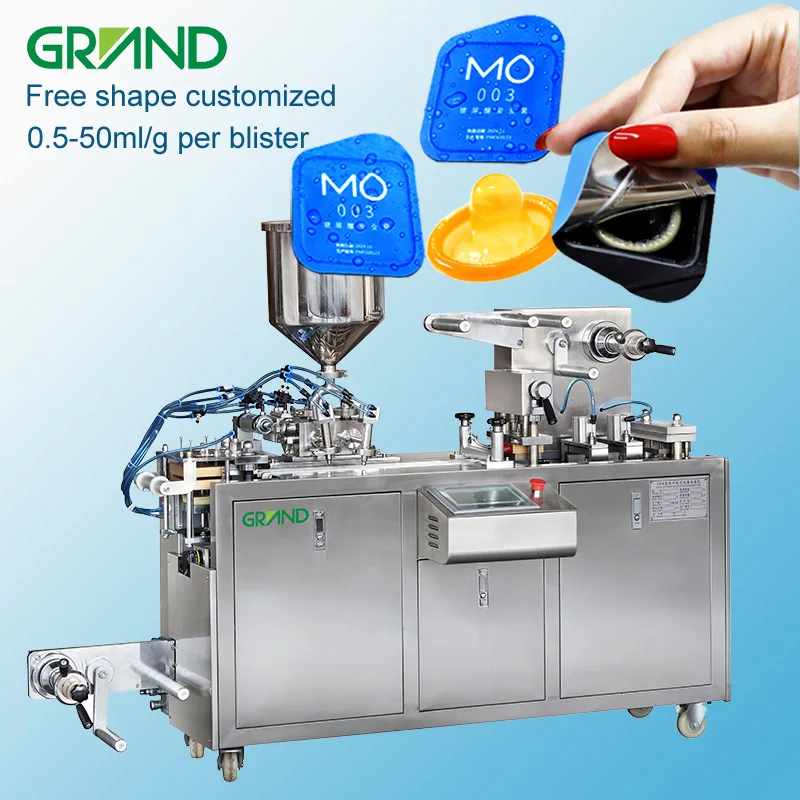 DPP80 260 blister pack alcohol cotton ball blister packing machine for condom