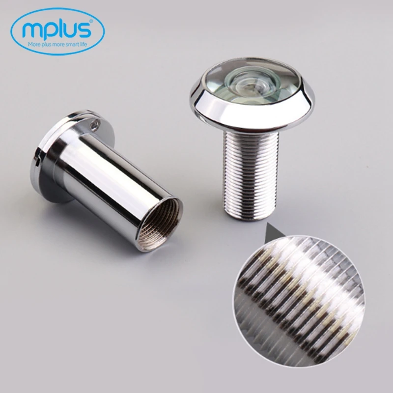 180 degree hotel Brass stainless steel door eye lens Door peephole zinc alloy magic eye door viewer
