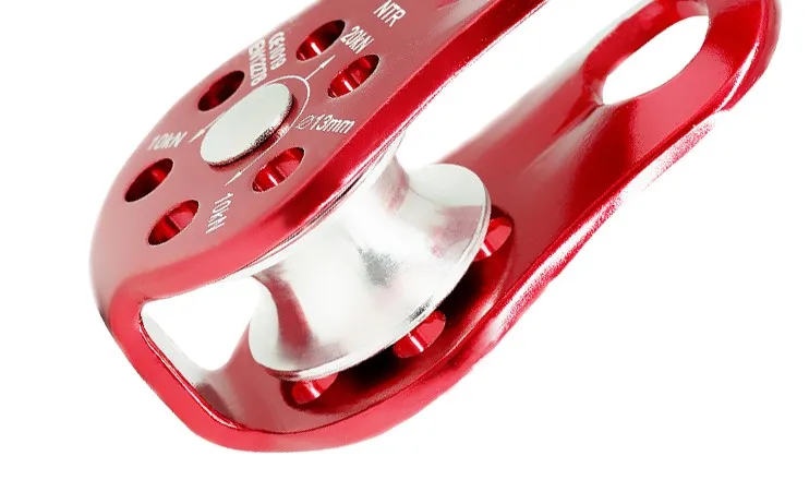 Heavy Duty Single Rope Pulley Rappelling Arborist Rescue Fixed Tree Rock Climbing Single Pulley