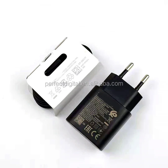 Европейская версия, 25 Вт, супербыстрая зарядка, USB C, настенное зарядное устройство для Samsung Galaxy note 10 plus, адаптер для путешествий