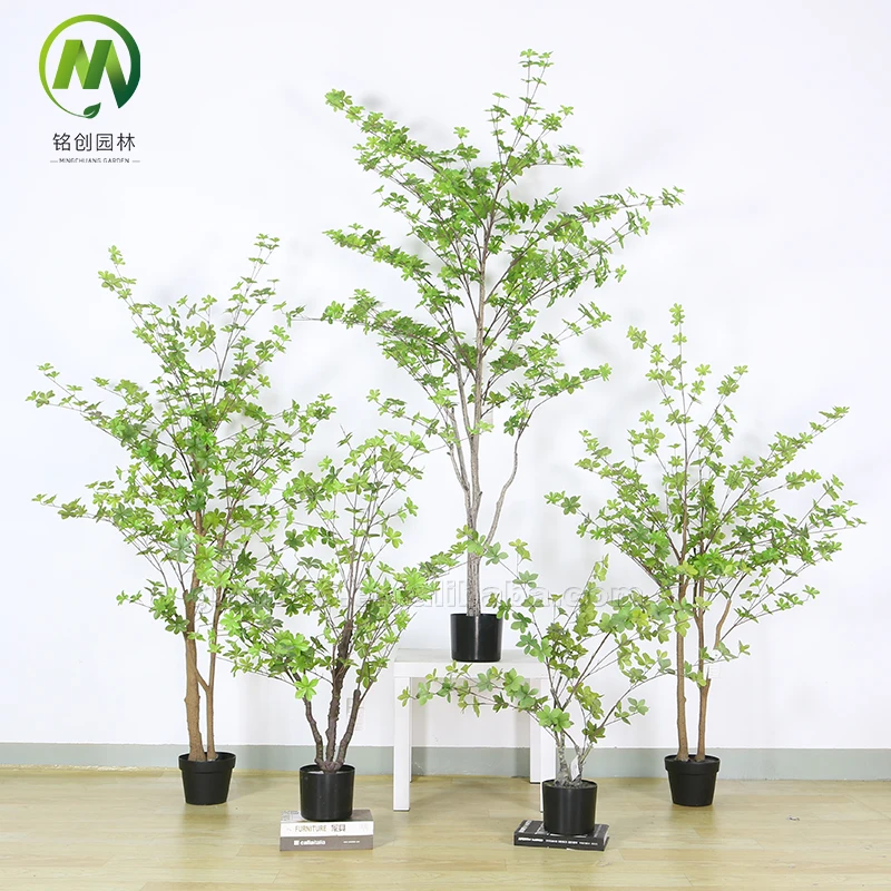 Popular Style Customize Size Artificial Decoration Tree Plant Garden Decoration Outdoor Garden Ornaments Artificial Green Plant