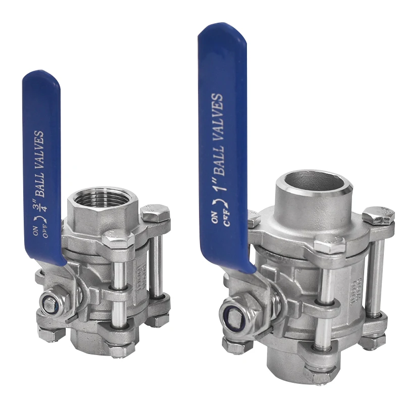FrtnVlve Factory direct selling stainless steel manual 3pc butt weld ball valve