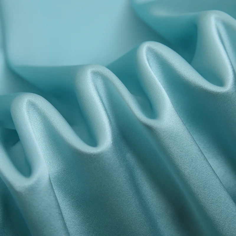 wholesale 19mm Stretch silk satin fabric Used for high - grade dress fabric