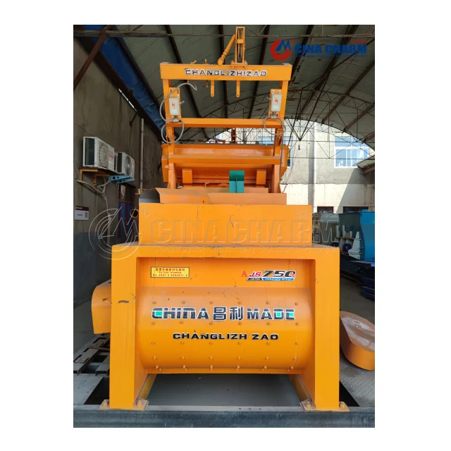 High Quality Horizontal Twin shaft Concrete Mixer JS750  with Environmental Protection New designed factory price