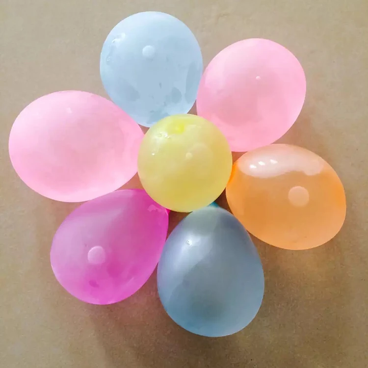 China Supply 3 Inch Summer Party Multiple Colors Unbreakable Water Balloons