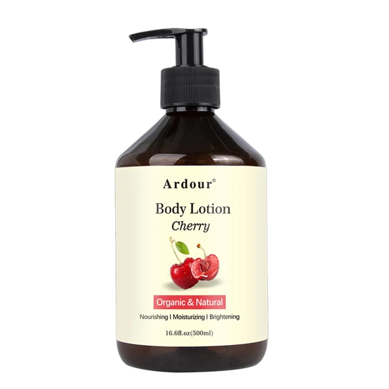 Private Label Refresh Fruit Body Care Lotion Skin Care Hydrating Cherry Body Cream Butter Lightening Whitening Moisturizing