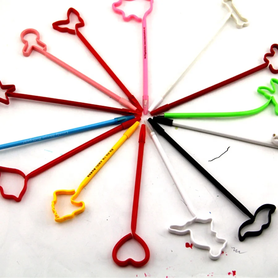 Customized Logo Drinking Straw Promotion Ball Pen