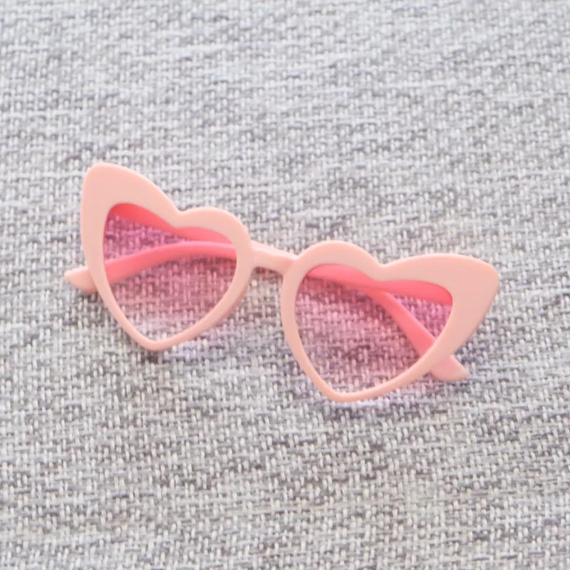 Candy Colors Girls Hearts Sunglasses Cute Kids Sun Glasses UV400 Cat Eye Baby Lovely Shades UV Protection