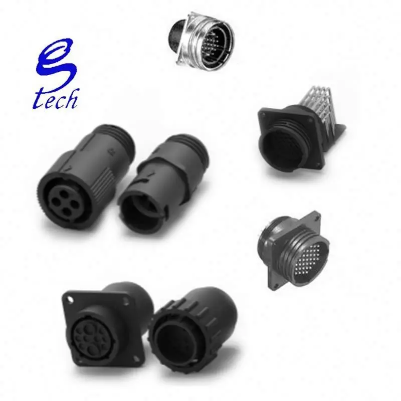 Connector EBG.3P.306.PLWG PNL MNT Receptacle 6LV+GRND SKT