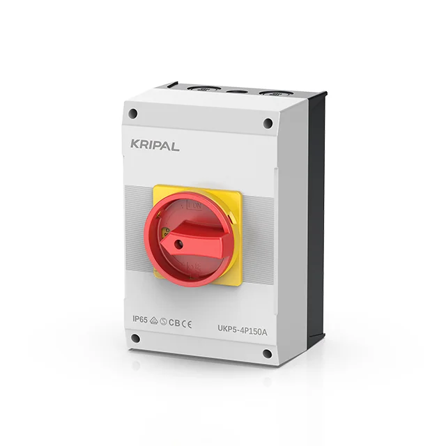 Kripal 150A waterproof isolator switch AC disconnecting switch 4 pole change over switch for generator