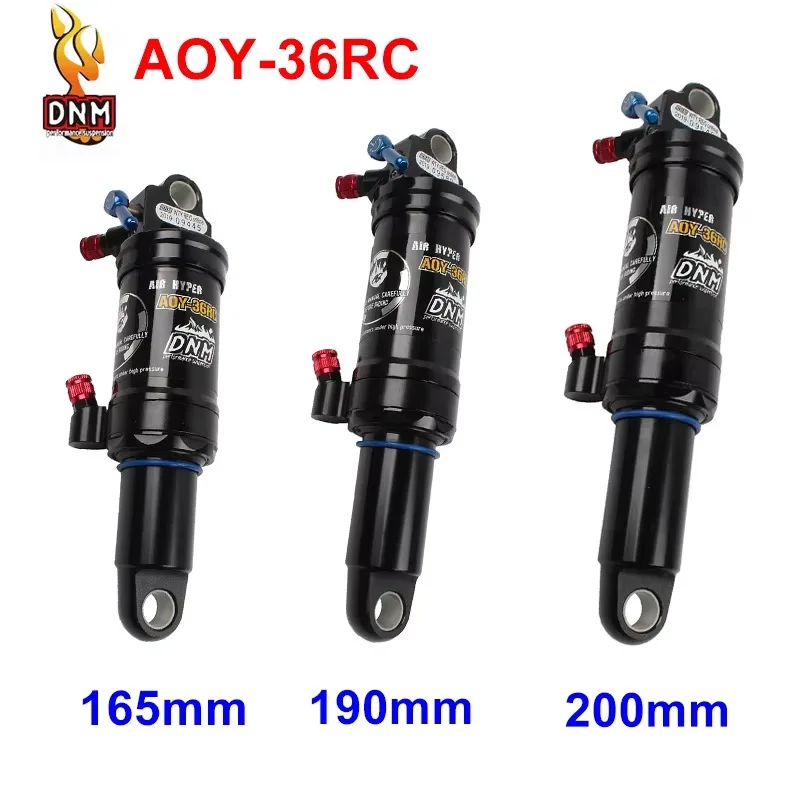 Bicycle DNM AOY-36RC bike Shock Absorber 160 190 200 mm Soft Tail Manual Control Lockable Rebound Bicycle Air Rear Shock