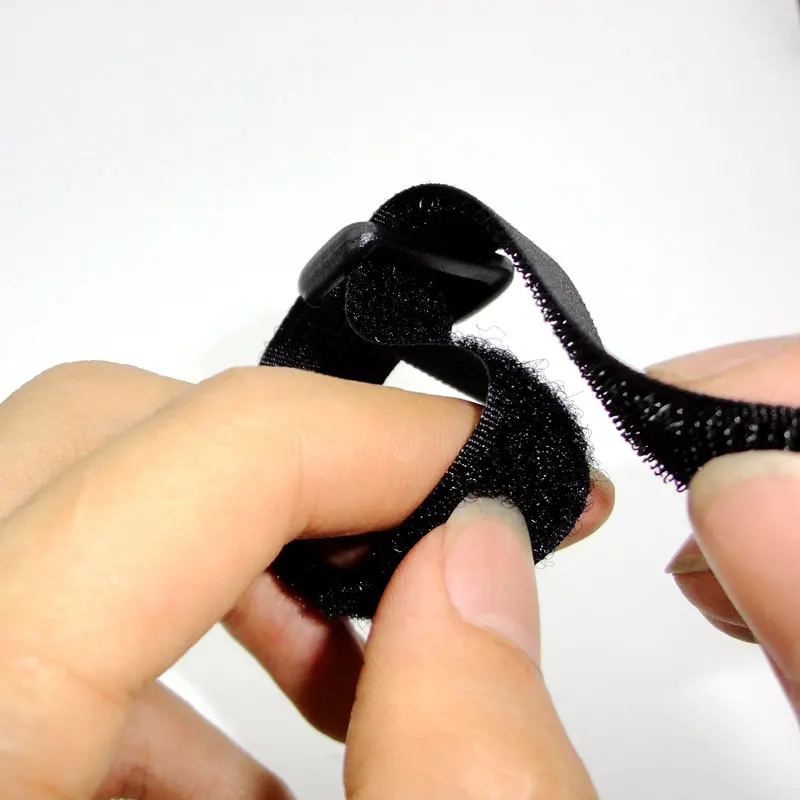 Factory custom logo Cable Ties Nylon band velcroes Hook And Loop Fastener Hook And Loop Strap