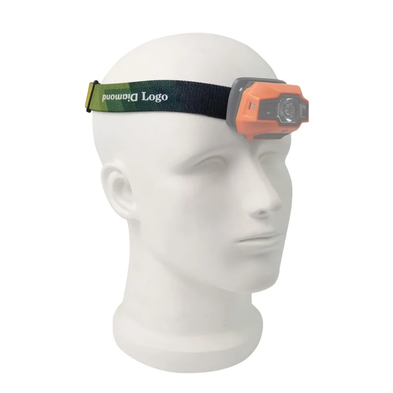 MOQ Custom Adjustable Nylon headlamp headband LED Climbing headlamp Headband Cycling Headlamp Headband Elastic
