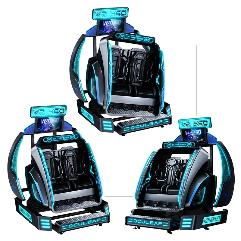 Best selling high profit VR 360 Time Travel Simulator VR 9D Cinema with 2 seats for amusement park