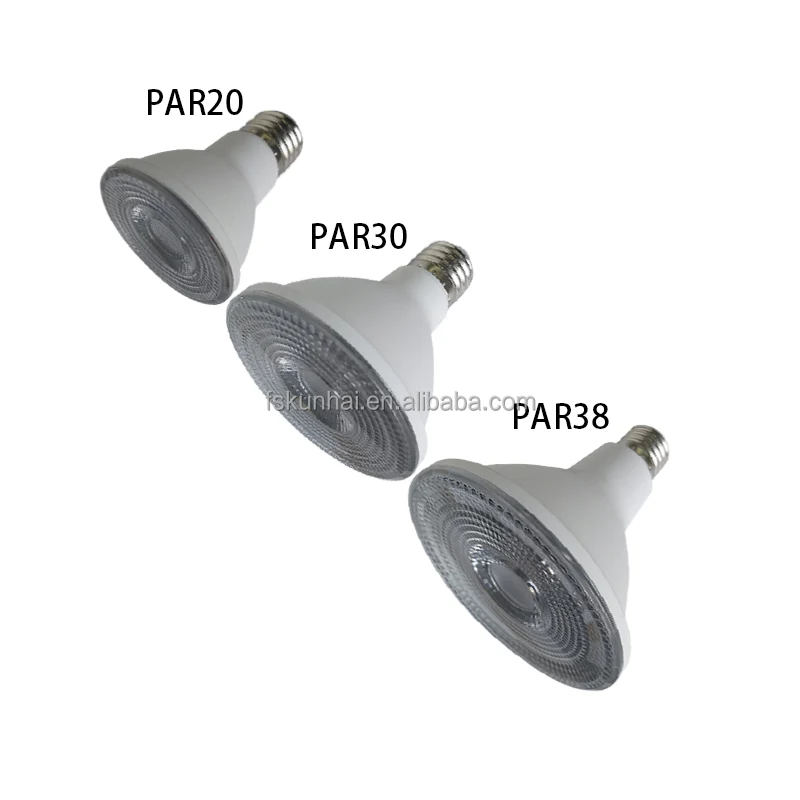 2020 newly designed 2-year warranty  PAR20  PAR30  PAR38  Plastic+aluminum LED lamp cup spotlights KH-YH-SBL-PAR-3