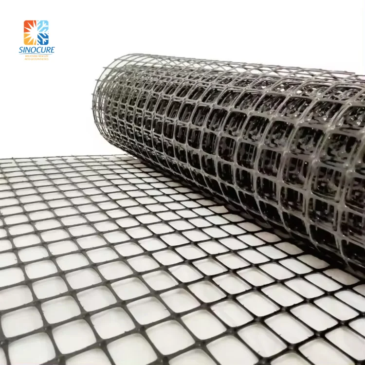 Biaxial tensile plastic geogrid for roadbed reinforcement factory direct sale complete specifications 20kn-100kn