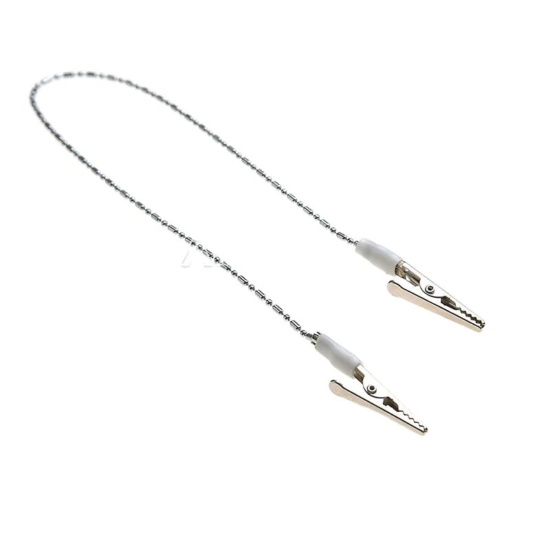 Azdent Stainless Steel Available Dental Bib Clips with Metal Ball Chains