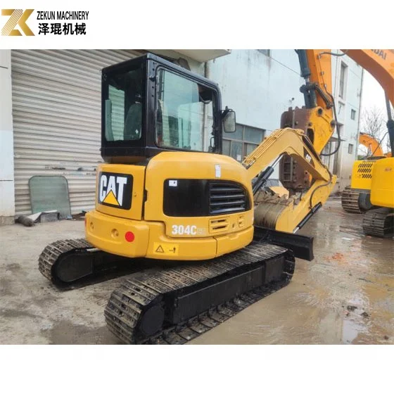 Закрытая кабина, дешевая цена, 4 тонны, б/у, мини-304 экскаватор Caterpillar 304C CR
