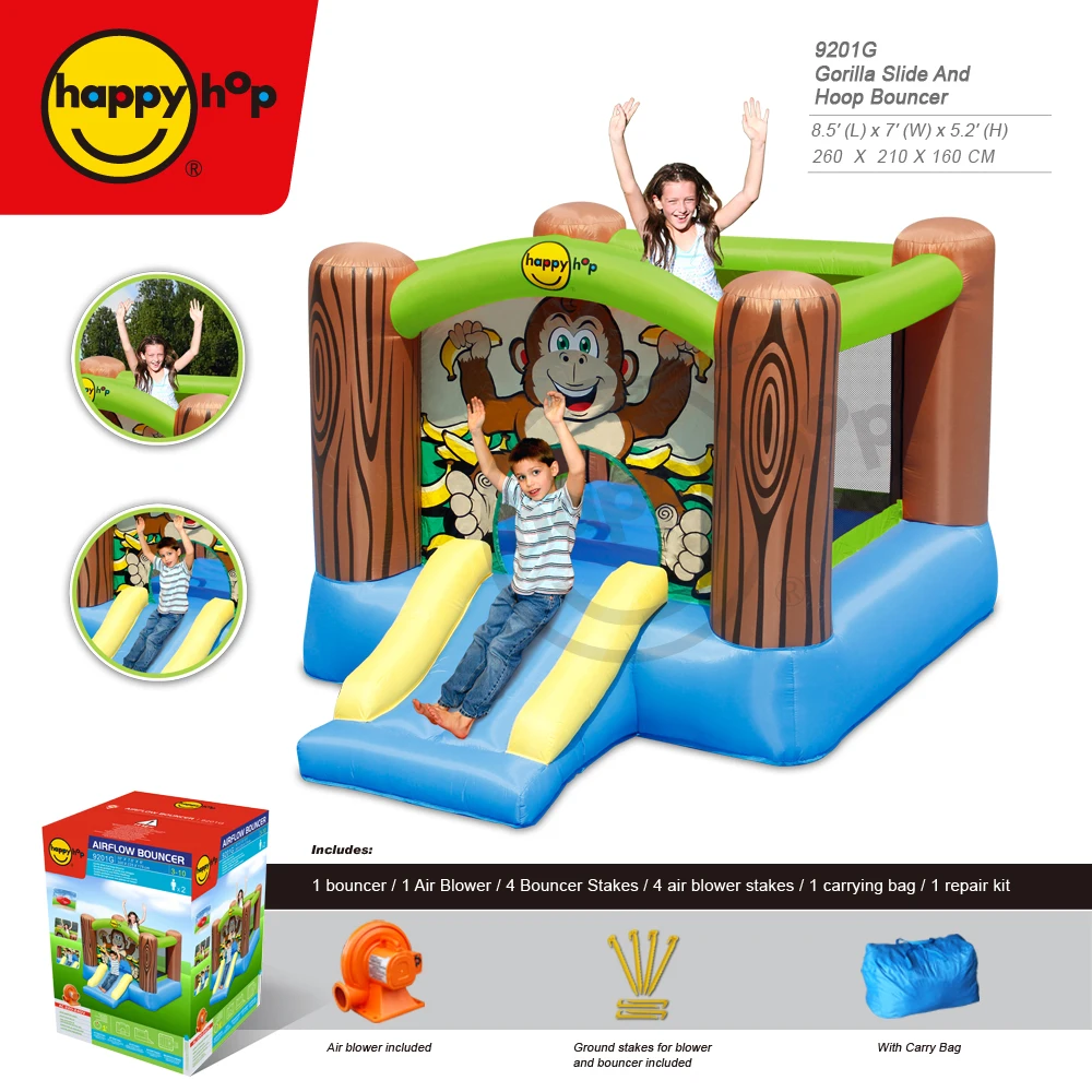 Happy Hop Bouncy Castle -9201G Indoor Mini Bouncy Castle,jumping castles for sale,inflatable toys