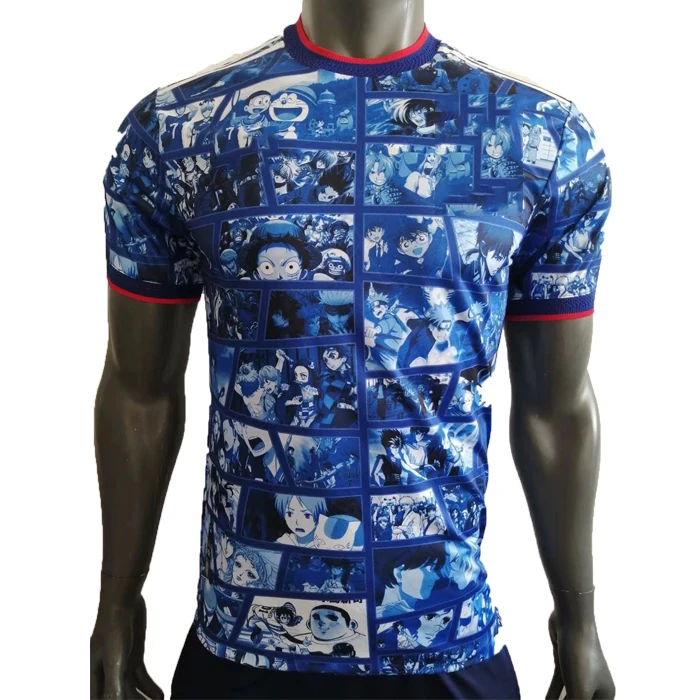 Guangzhou factory wholesale football shirt custom club player name LOGO football shoes T-shirt