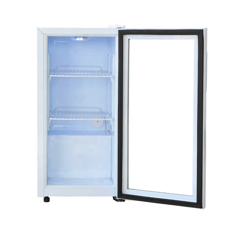 SC40 Прямое охлаждение вертикальный дисплей для напитков холодильник морозильник одна стеклянная дверь для энергетических напитков