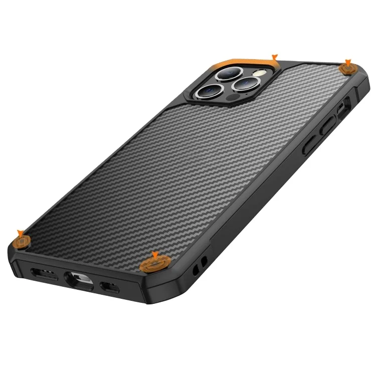 Ultra Thin mobile phone back cover For iPhone 14 Pro  carbon fiber phone case