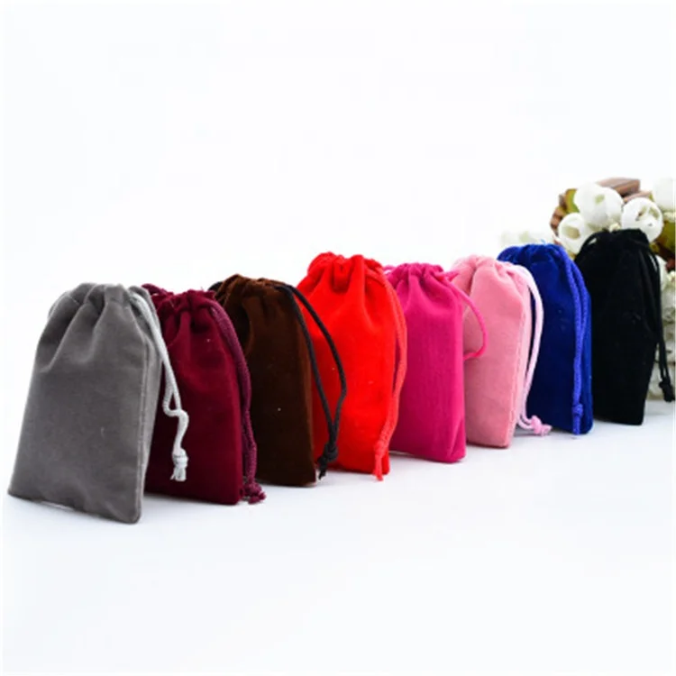 Wholesale Royal Blue Velvet Drawstring Pouch Mobile Phone Packing Gifts Bags