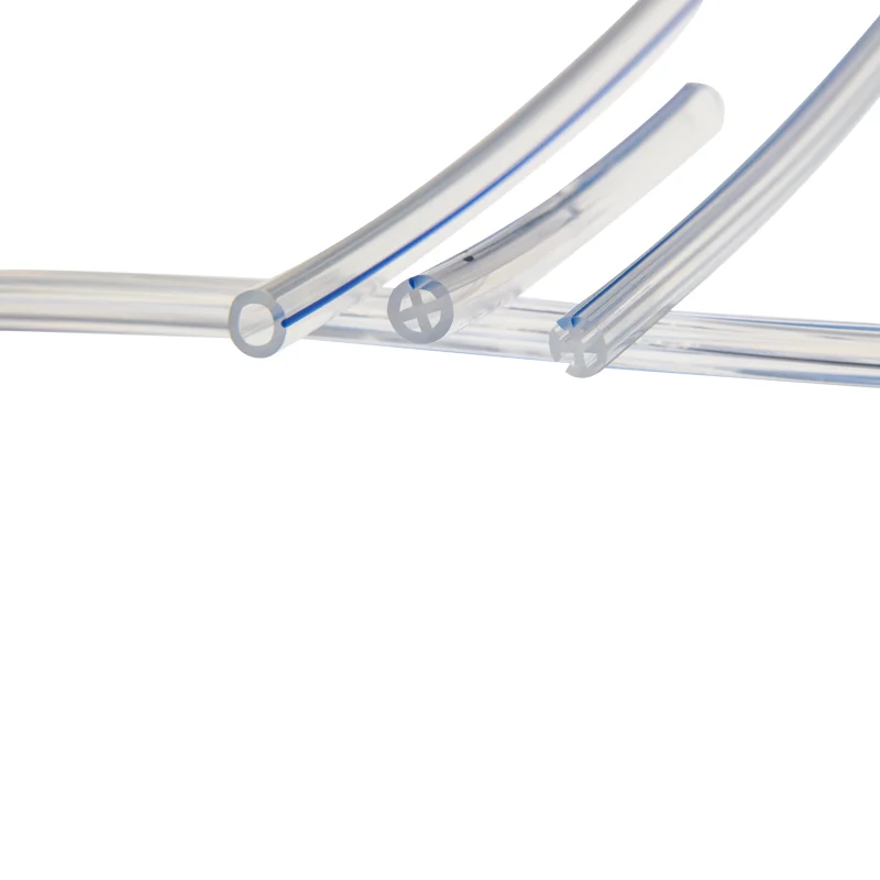 Medical Round Medical Wound Drainage System Chest Silicone Round Drainage Tube