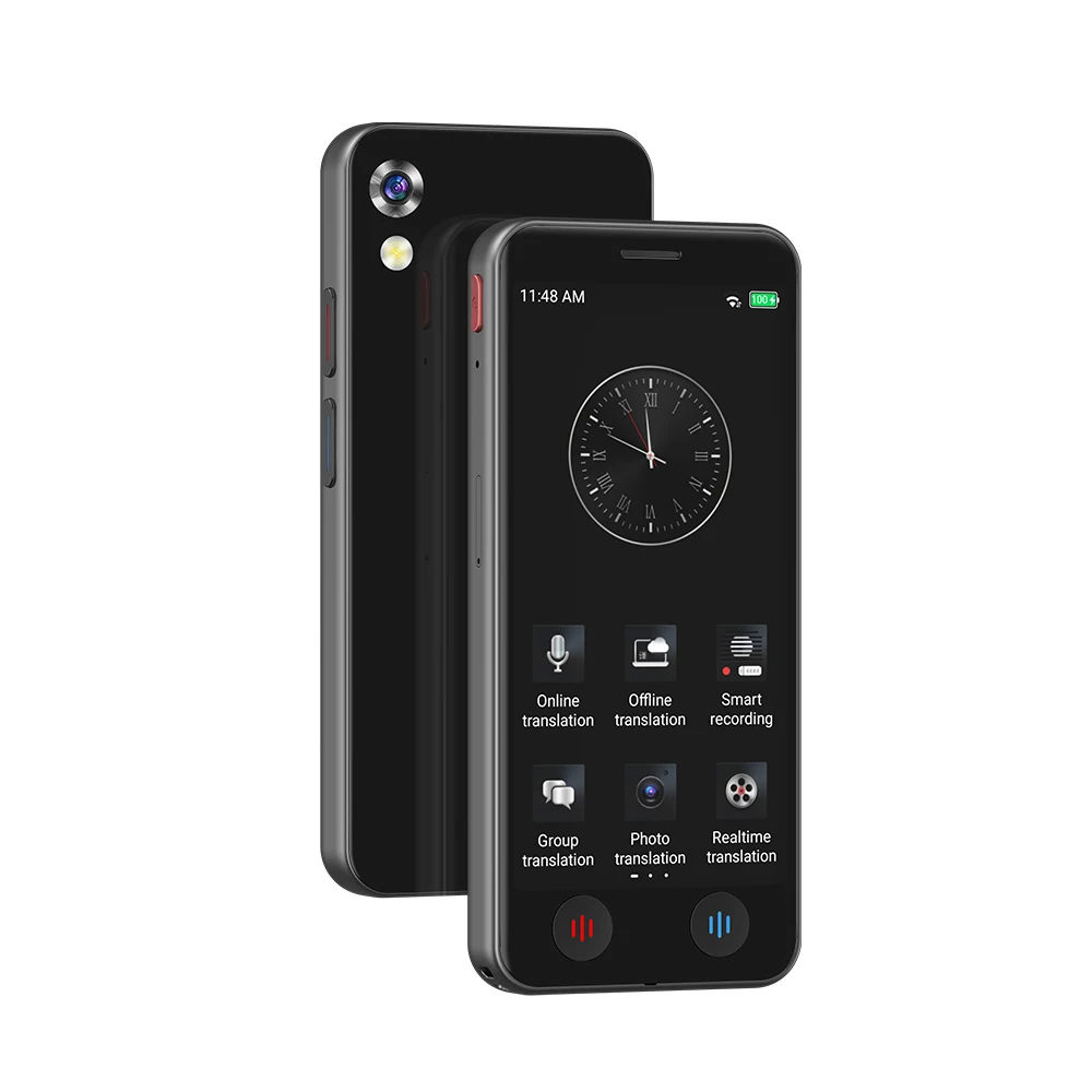 Global AI Portable Two Way Instant Speech Electronic Pocket Translation Devices Real-time Automatic A40 Smart Voice Translator