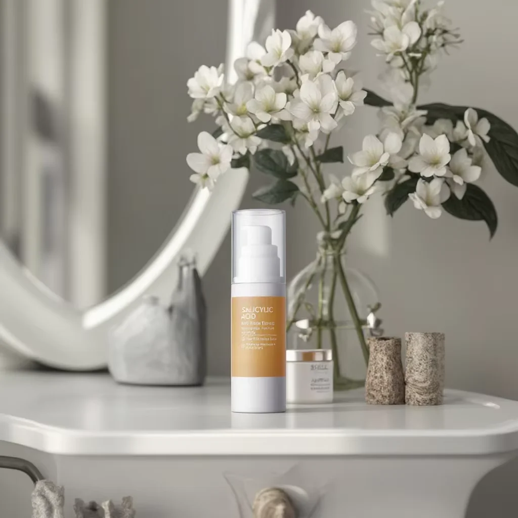 Organic Fast-Acting  Salicylic Acid Liquid Face Serum Hydrating Scar Niacinamide with Retinol and Turmeric for Aging Skin