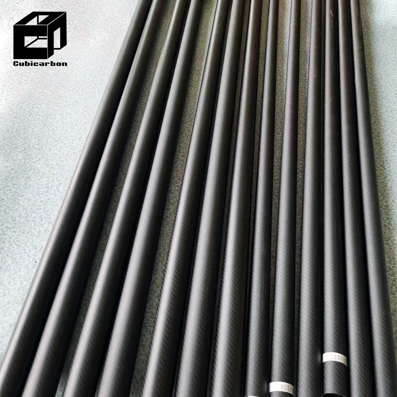 China Factory Carbon Fiber Telescopic Pole With Brush Cleaning Telescopic Pole