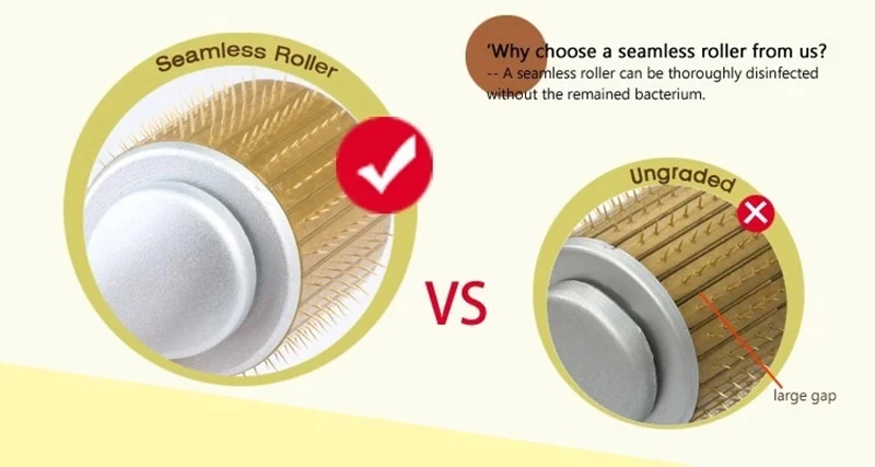 Factory wholesale dermaroller stainless zgts 192 needles titanium mini derma roller