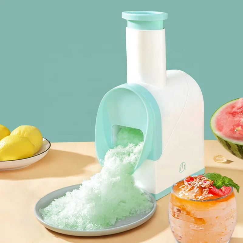  Small Kitchen Accessories Ice Cream Tools Portable Electric Snow Cone Maker Crusher