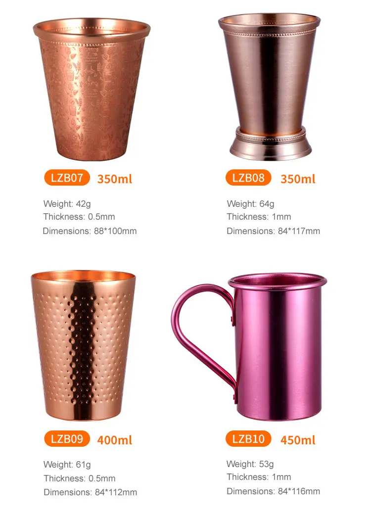 aluminum gift cup mug