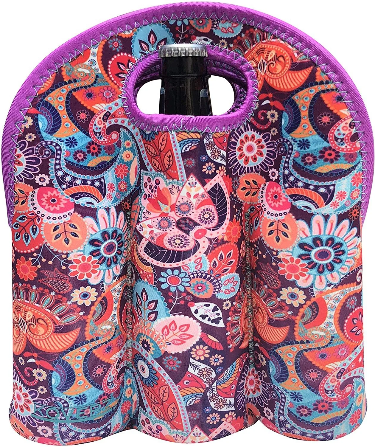 Customized Waterproof 750ml Wine Cooler Sleeve Bottle Bag Neoprene Double Wine Bag Sleeves For Promotion Gifts