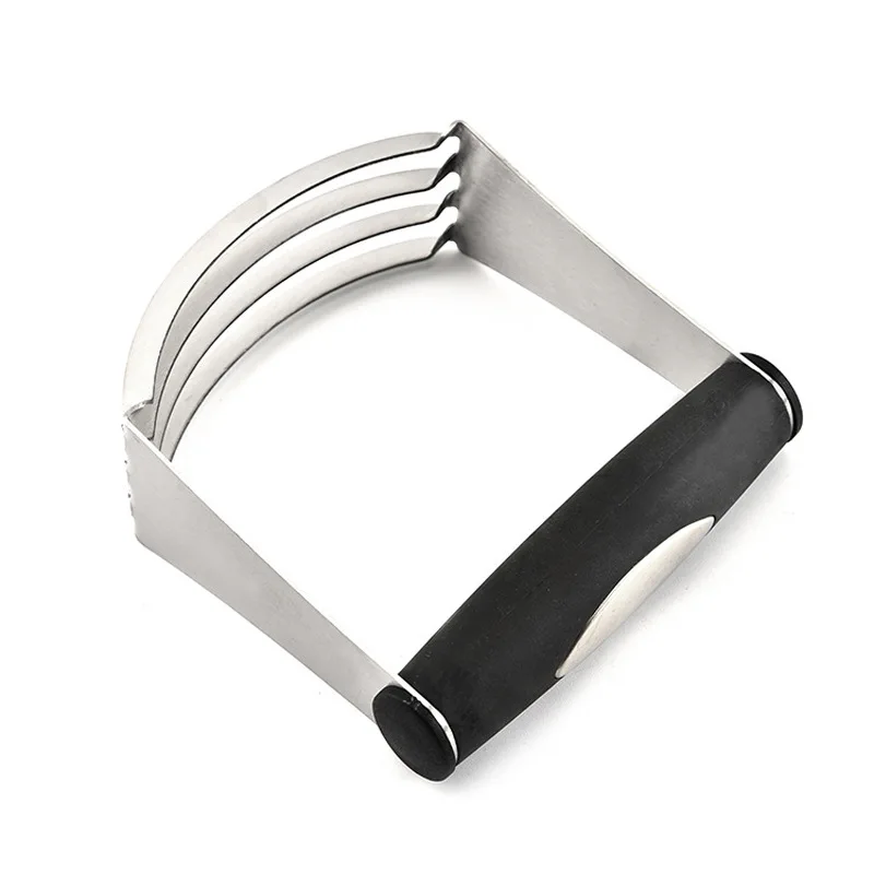 Good quality stainless steel pastry cutter dough blender with anti slip handle Oil level mixer