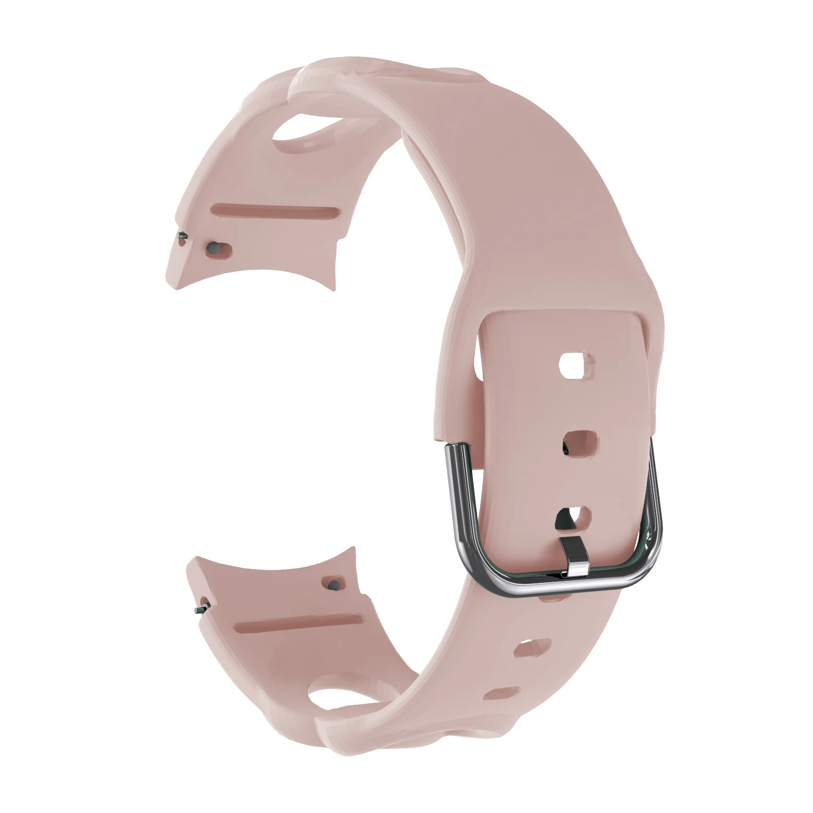Double Circle Fashion Watch Bracelet Smart Watch Wristband Universal for Samsung Watch 4 5 6 7 Series Silicone Wristband