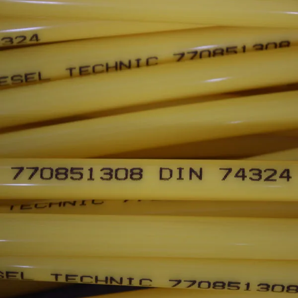 Colored Nylon tube PA12 hose nylon pipe with 12*1.5 in stock