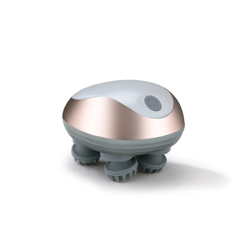 Removable Recharging Silicone Vibrating Waterproof Hair Head Massage Deep Cleaning Scalp Massager