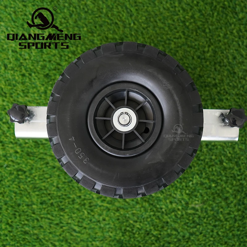 Portable aluminum Steel soccer goal wheels, mobile platform suitable for any size soccer goal