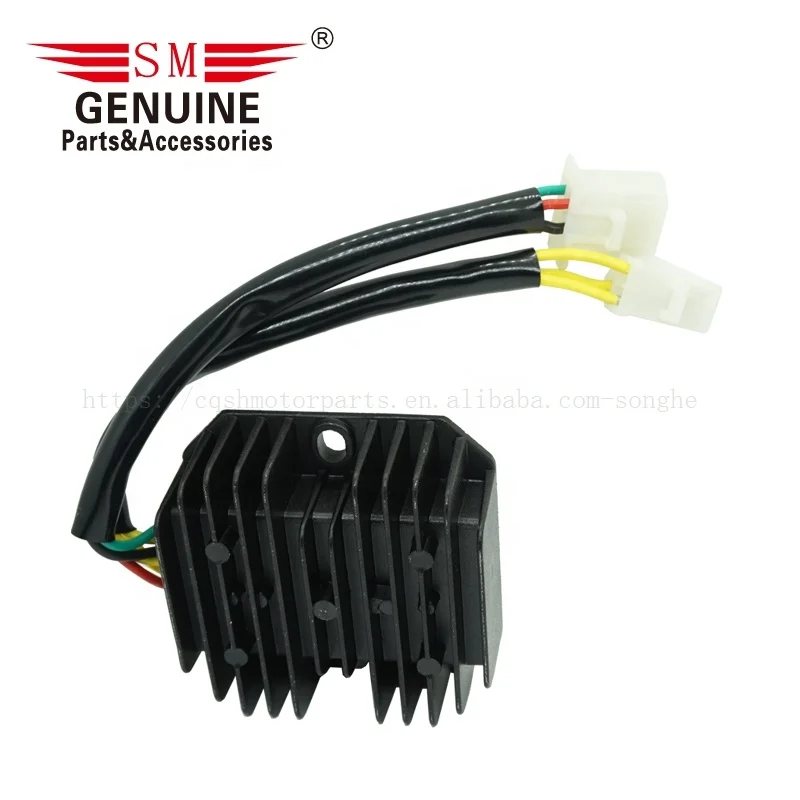 RTS Motorcycle voltage regulator Rectifier For suzuki gs150r spare parts GS150 GTS175 CH125 (6wire) accessories