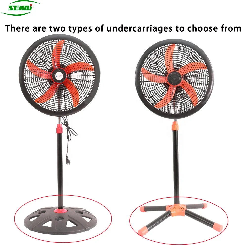 Factory Fast Delivery 18 inch strong wind pedestal stand fan with Plastic Grills