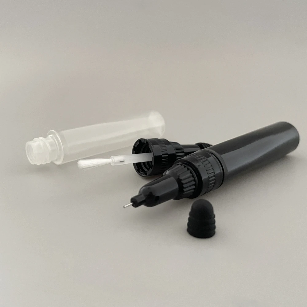 MLJ-011 9ml   nail beauty soft Glue bottle Plastic Bottle for Nail Polish Gel factory customized Plastic Pen Package