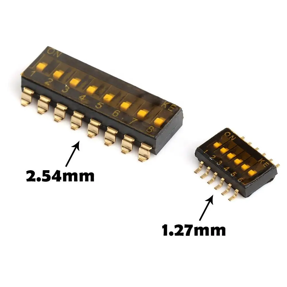 Поверхностное крепление smd 1 27 мм 3-позиционные Dip-переключатели 127 SMT