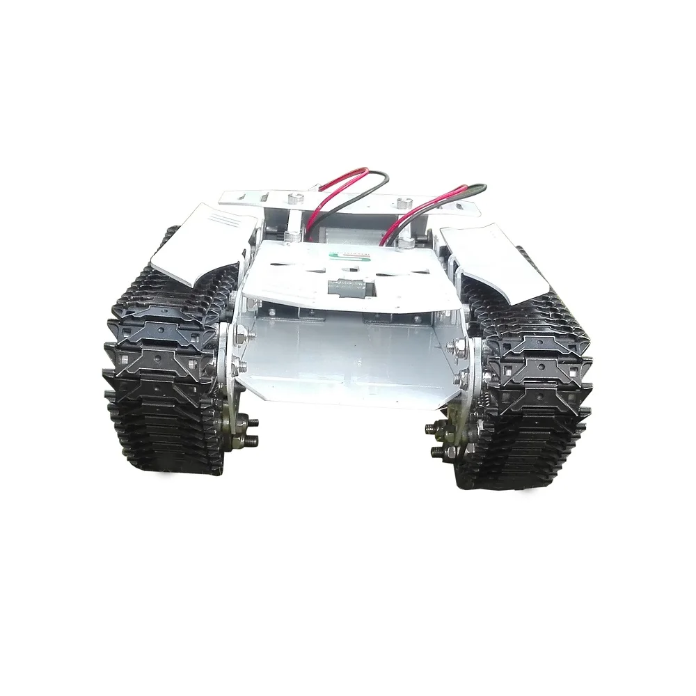 WT-200 горячая Распродажа дистанционное управление пластиковыми трек робот шасси платформа с контроллером и приемником