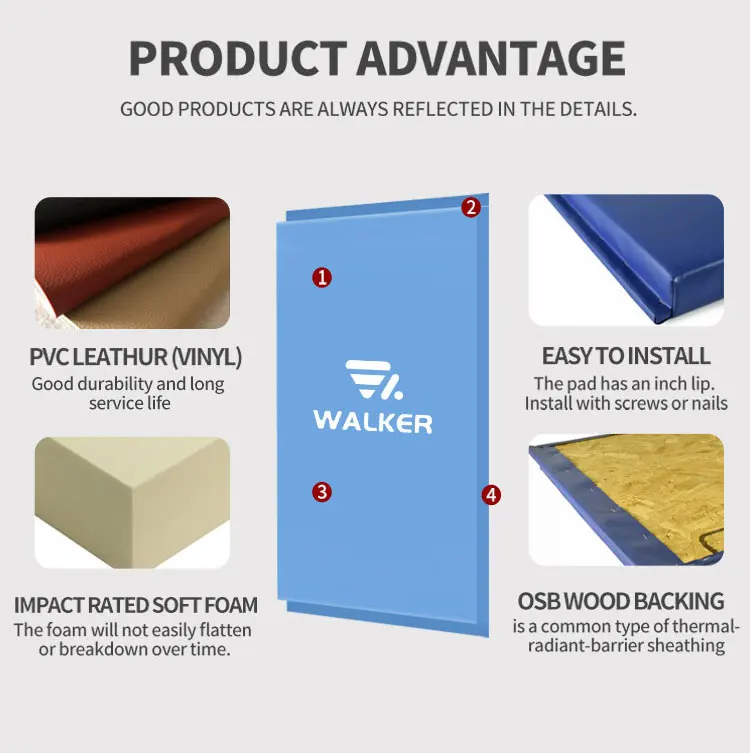 Buy cheap wall paneling good material pad for walls gym wall pad mats for stadiums