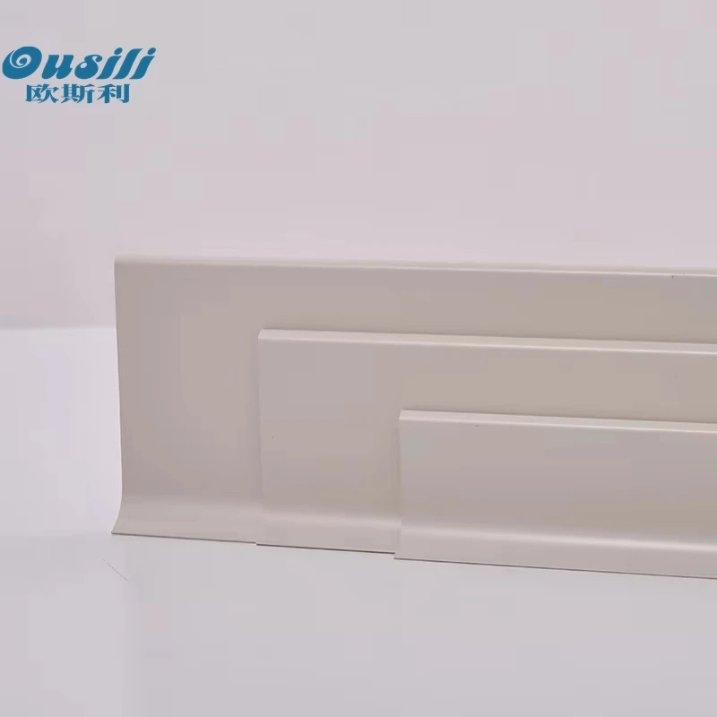 Aluminum Decorative Corner Strip Skirting Board Profile Interior Baseboard Metal Cover Corner Line