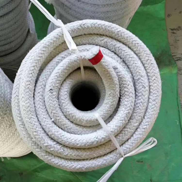 Universal Aluminum Silicate Fiber Rope Customized Ceramic Round Square Twisted Rope